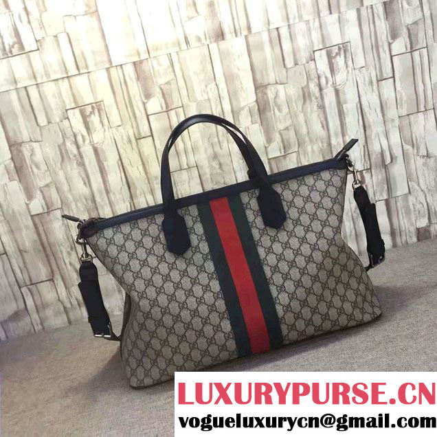 Gucci Web GG Supreme Carry-On Duffle Bag 359261