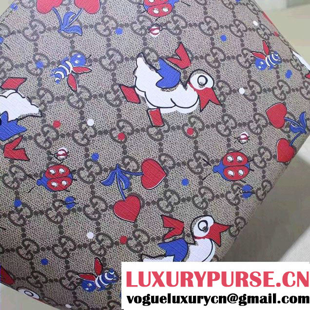 Gucci Children'S GG Supreme Canvas Tote Bag 410812 Ducks 2017