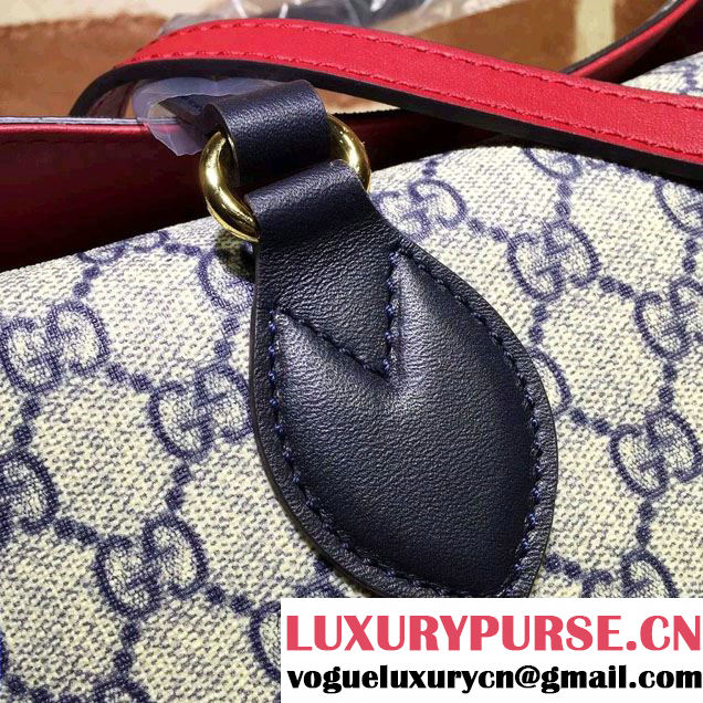 Gucci GG Supreme Small Top Handle Tote Bag 429147 Blue