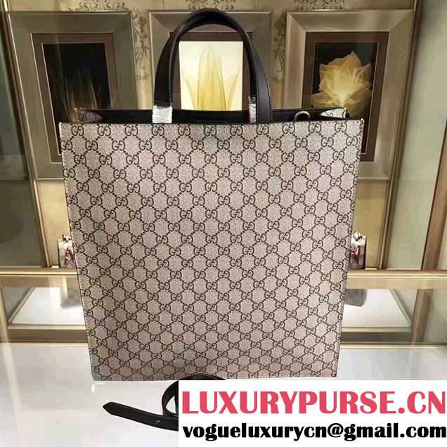 Gucci Angry Cat Print GG Supreme Tote 450950 2017