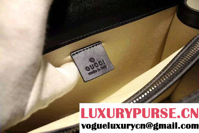 Gucci Dionysus Leather Top Handle Bag 401818 Black 2015/2016