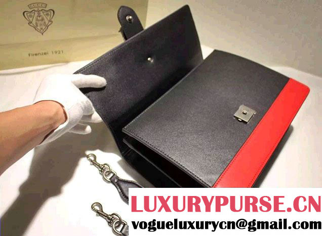 Gucci Dionysus Leather Top Handle Bag 401818 Black 2015/2016