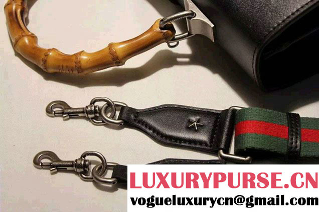 Gucci Dionysus Leather Top Handle Bag 401818 Black 2015/2016
