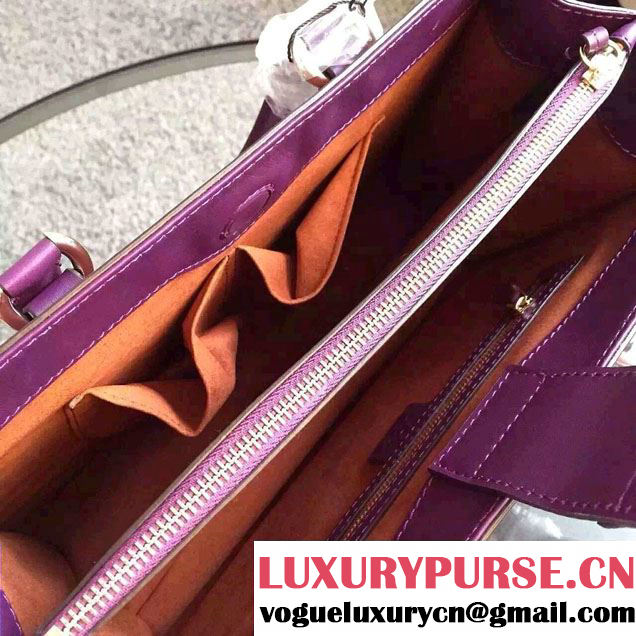 Gucci Leather Top Handle Bag 409531 Red/Purple 2015/2016