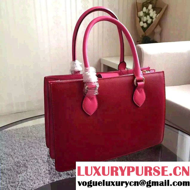 Gucci Leather Top Handle Bag 409531 Red/Fuchsia 2015/2016