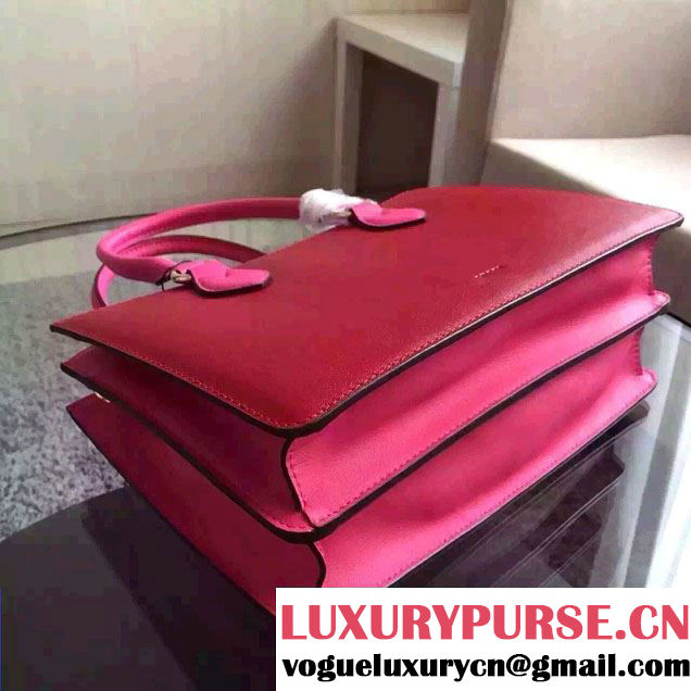 Gucci Leather Top Handle Bag 409531 Red/Fuchsia 2015/2016