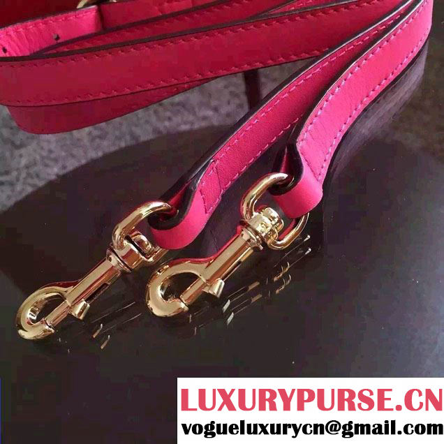 Gucci Leather Top Handle Bag 409531 Red/Fuchsia 2015/2016