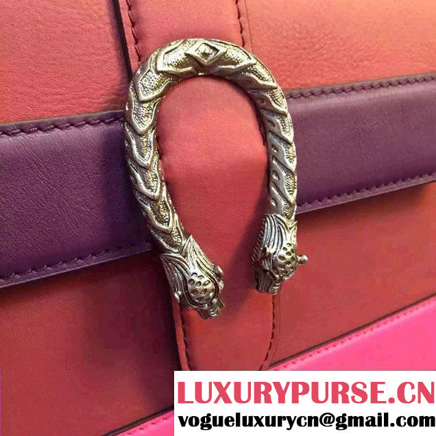 Gucci Dionysus Leather Top Handle Small Bag 413679 Red 2016