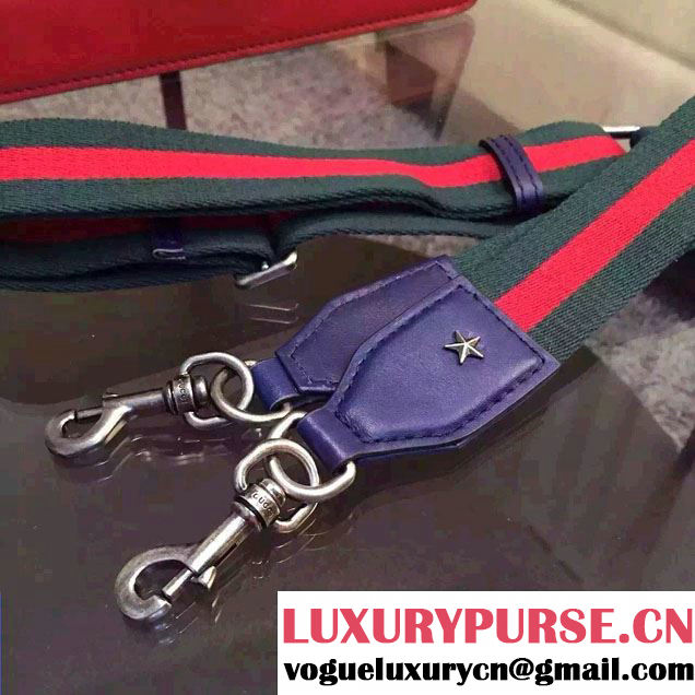 Gucci Dionysus Leather Top Handle Small Bag 413679 Blue 2016