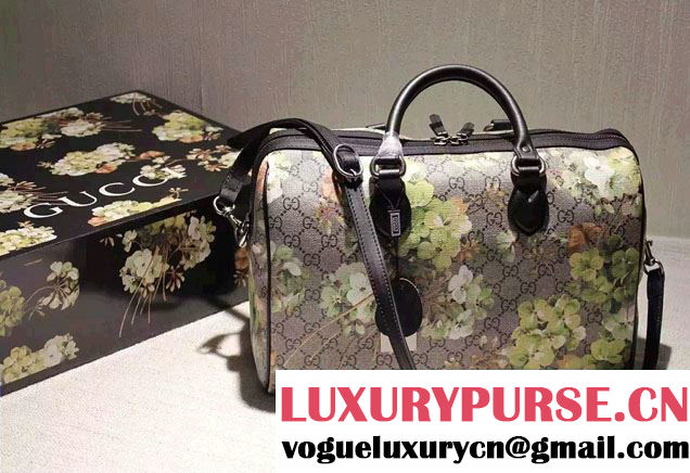 Gucci GG Blooms Top Handle Boston Bag 409527 2016