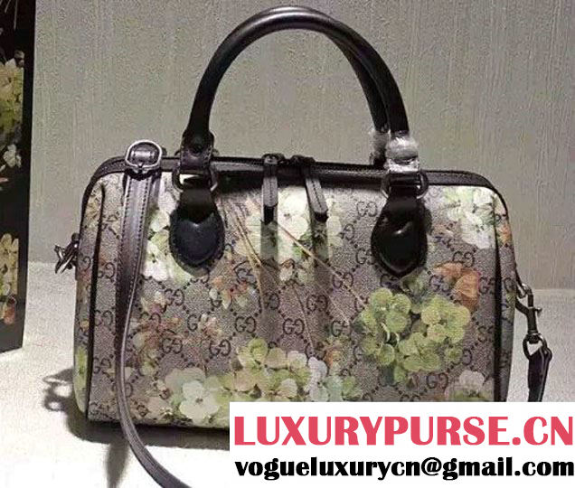 Gucci GG Blooms Top Handle Small Boston Bag 409529 2016