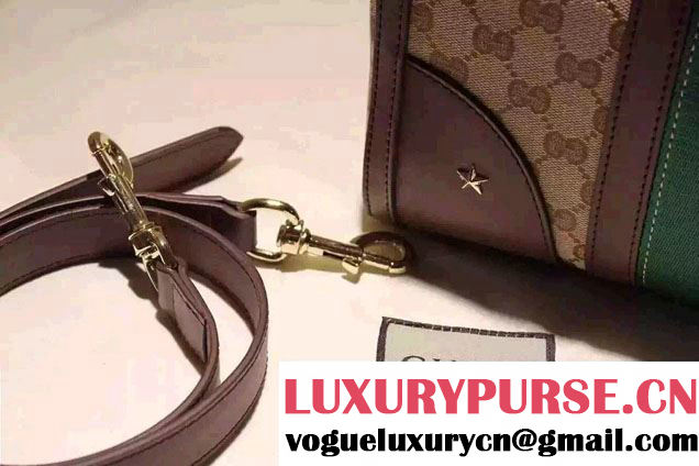 Gucci Golden Bee Embroidered Vintage Web Top Handle Bag 406868 2016