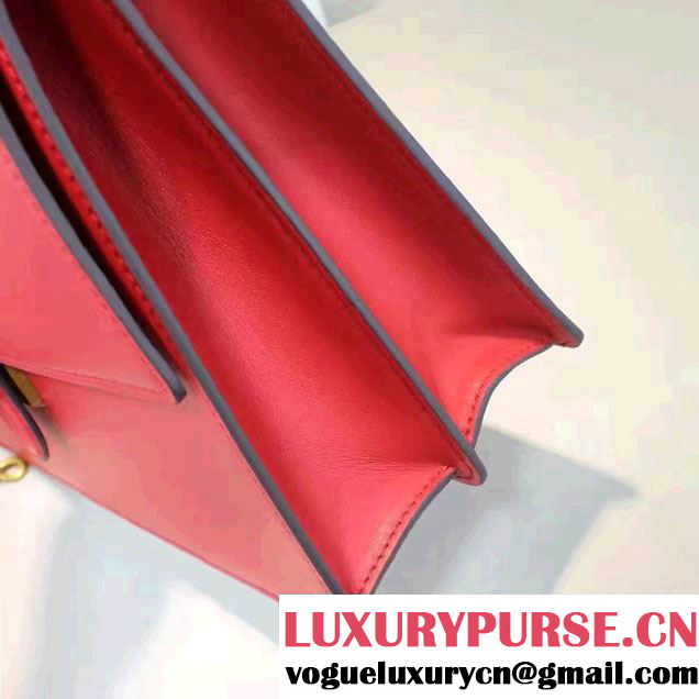 Gucci Dionysus Leather Top Handle Large Bag 421999 Red 2016