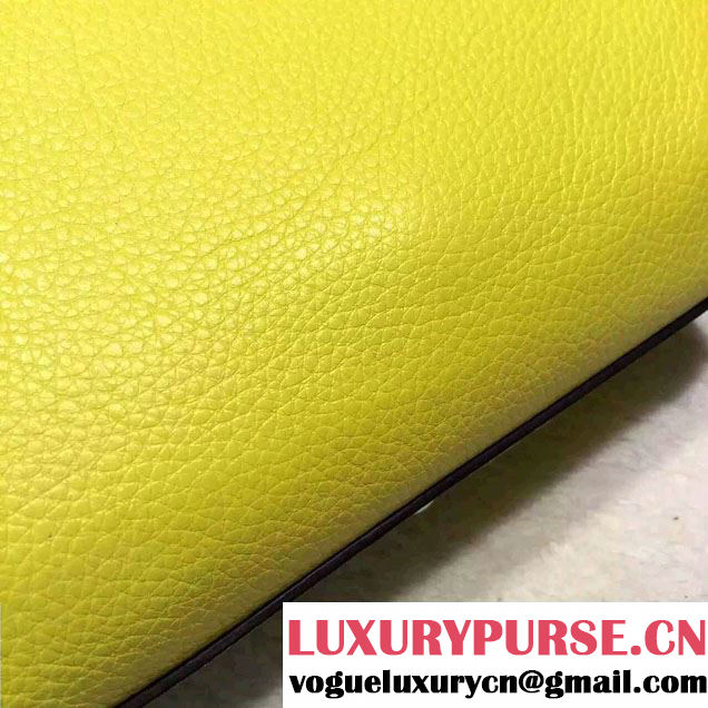 Gucci Mini Bamboo Shopper Leather Top Handle Bag 368823 Yellow