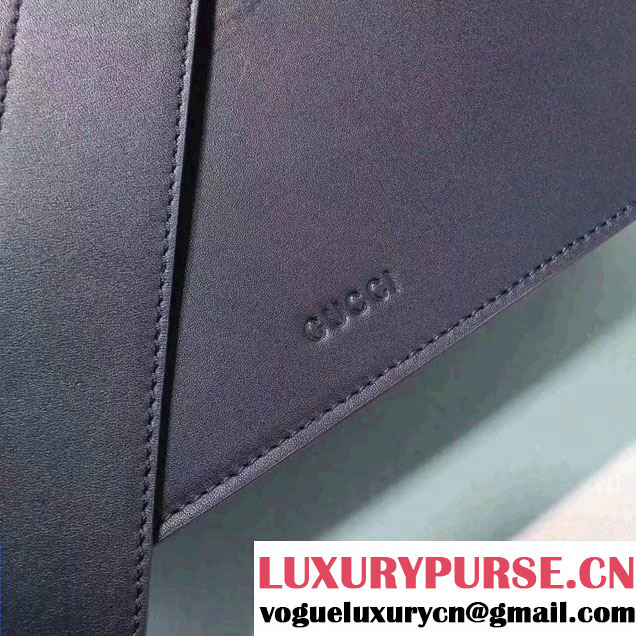 Gucci Dionysus Leather Top Handle Large Bag 421999 Black 2016
