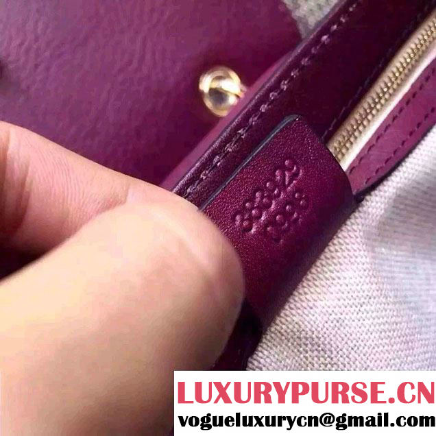Gucci Fringe Leather Bamboo Top Handle Bag 383929 Burgundy 2016