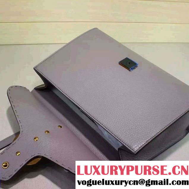 Gucci GG Marmont Leather Top Handle Medium Bag 409155 Gray 2016