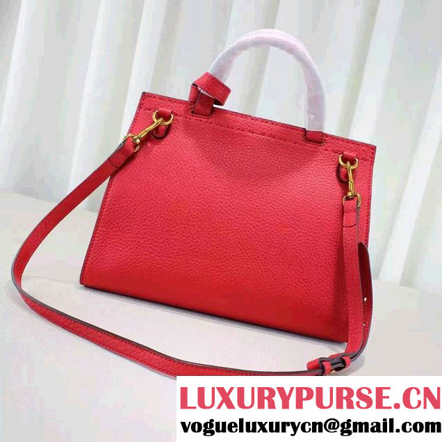 Gucci GG Marmont Leather Top Handle Small Bag 421890 Red 2016