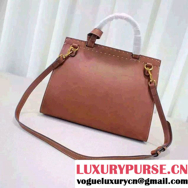 Gucci GG Marmont Leather Top Handle Small Bag 421890 Brown 2016