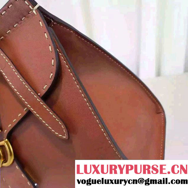 Gucci GG Marmont Leather Top Handle Small Bag 421890 Brown 2016