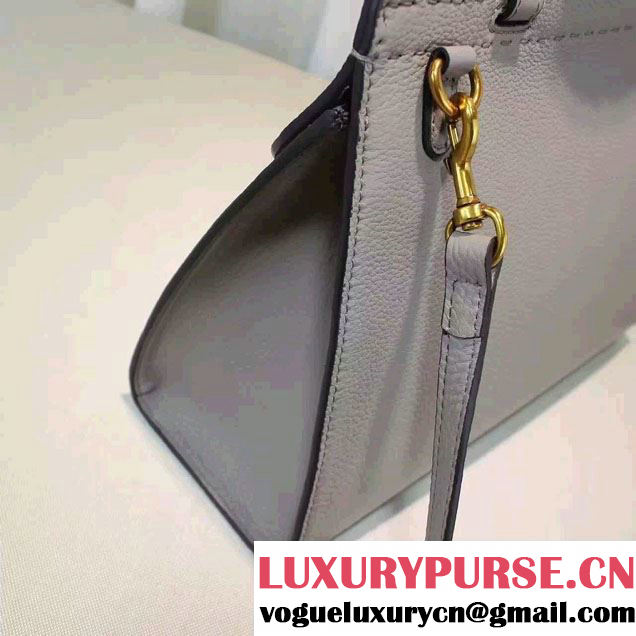 Gucci GG Marmont Leather Top Handle Small Bag 421890 Gray 2016