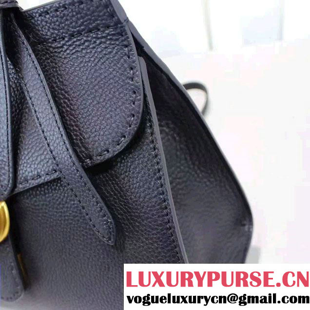 Gucci GG Marmont Leather Top Handle Small Bag 421890 Black 2016