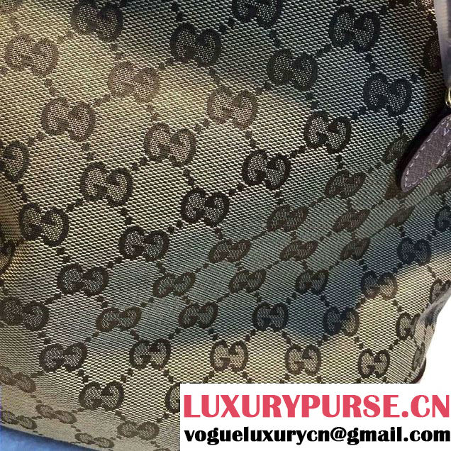 Gucci Bree Original GG Canvas Top Handle Medium Bag 353120 Nude Pink
