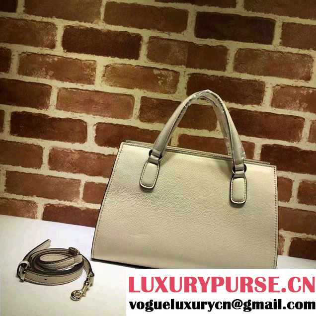 Gucci Soho Leather Top Handle Medium Bag 431571 Beige 2016