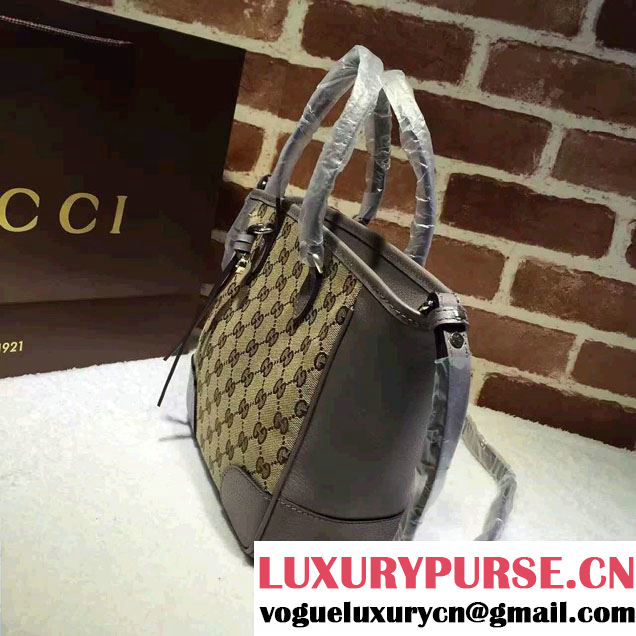 Gucci Bree Original GG Canvas Top Handle Small Bag 353121 Gray