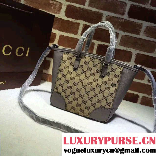 Gucci Bree Original GG Canvas Top Handle Small Bag 353121 Gray
