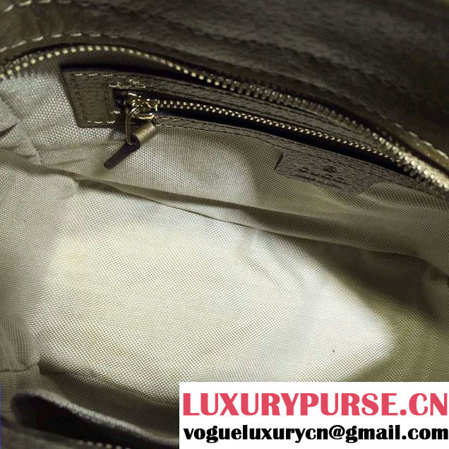 Gucci Bree Original GG Canvas Top Handle Small Bag 353121 Gold