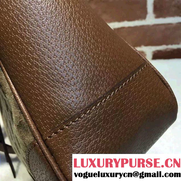 Gucci Bree Original GG Canvas Top Handle Small Bag 353121 Brown