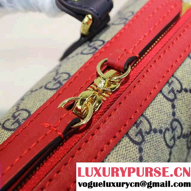 Gucci GG Supreme Mini Top Handle Mini Bag 432123 Blue/Red 2016
