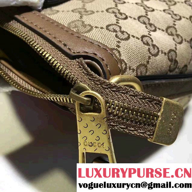 Gucci Rania Original GG Canvas Top Handle Small Bag 353114 Khaki