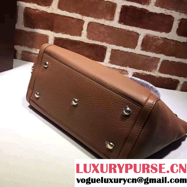 Gucci Soho Leather Top Handle Small Bag 369176 Brown