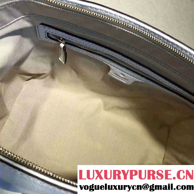 Gucci Soho Leather Top Handle Small Bag 369176 White