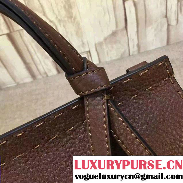 Gucci GG Marmont Leather Top Handle Mini Bag 442622 Coffee 2016