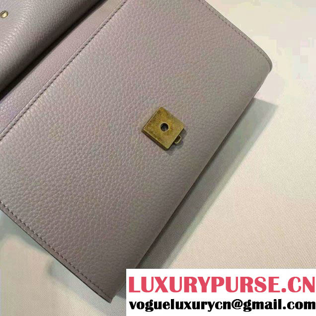 Gucci GG Marmont Leather Top Handle Mini Bag 442622 Gray 2016