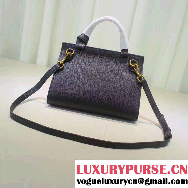 Gucci GG Marmont Leather Top Handle Mini Bag 442622 Black 2016