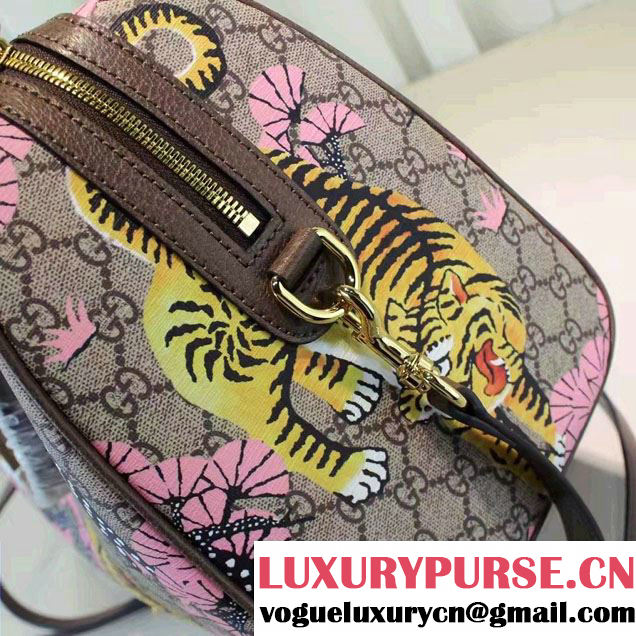 Gucci Bengal Top Handle Medium Boston Bag 409527 Pink 2016