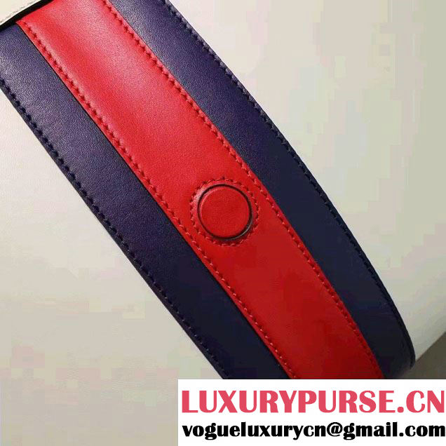 Gucci Dionysus Leather Top Handle Large Bag 444167 White 2016