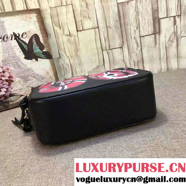 Gucci Snake Print Leather Top Handle Small Bag 453565 2016