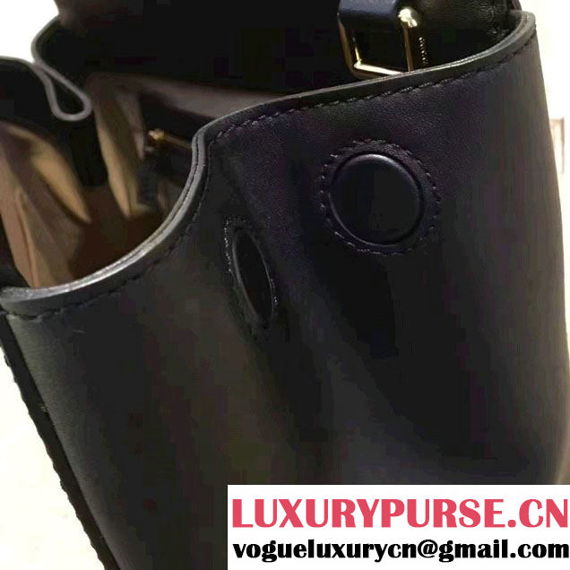 Gucci Nymphea Leather Top Handle Small Bag 453767 Black 2016