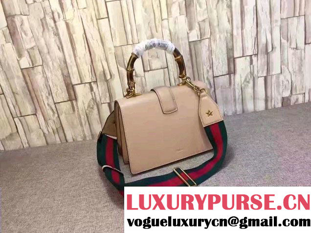 Gucci Dionysus Leather Top Handle Medium Bag 448075 Black/Green/Red 2016