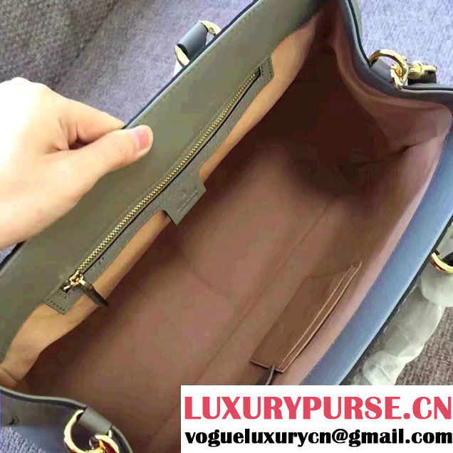 Gucci Soft Signature Top Handle Large Bag 453704 Gray 2017