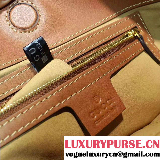 Gucci GG Supreme Small Top Handle Tote Bag 429147 Brown