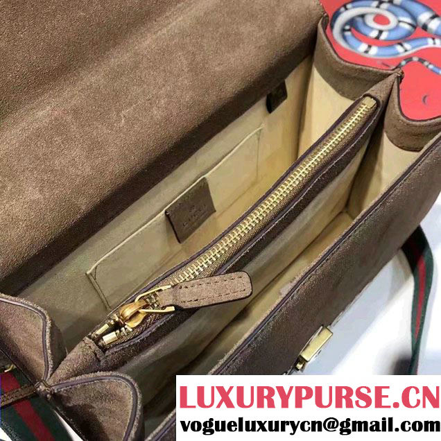 Gucci Dionysus Leather Top Handle Medium Bag 448075 Embroidered Bee and l鈥檃veugle Suede Khaki 2017