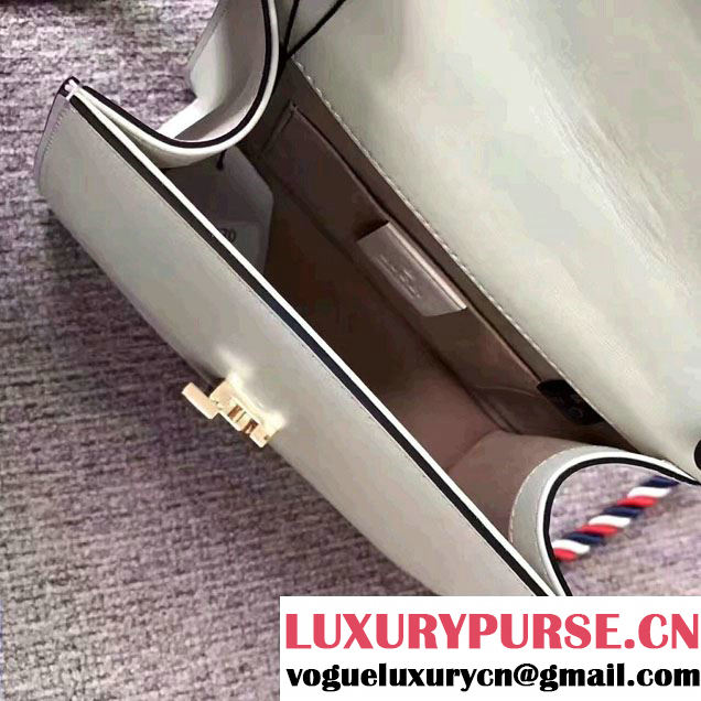 Gucci Sylvie Leather Top Handle Shoulder Mini Bag 470270 White 2017