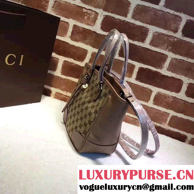 Gucci Bree Original GG Canvas Top Handle Small Bag 353121 Pink
