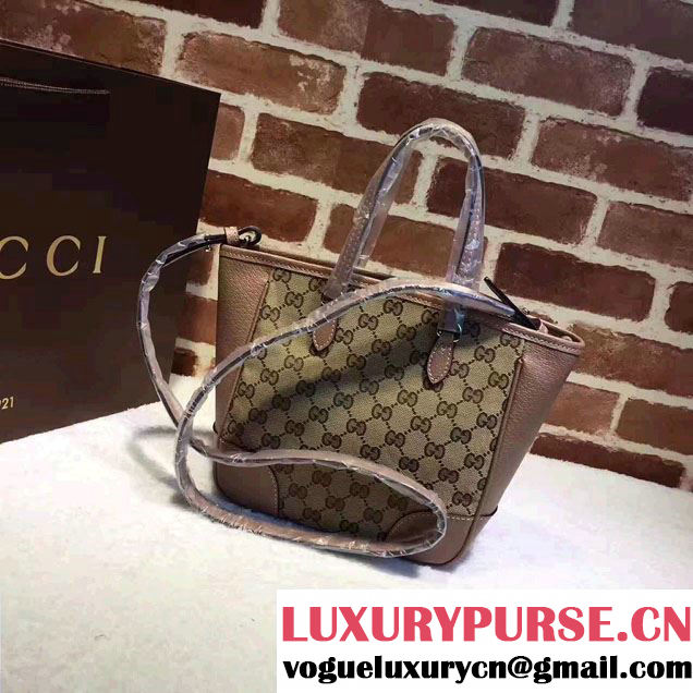 Gucci Bree Original GG Canvas Top Handle Small Bag 353121 Pink